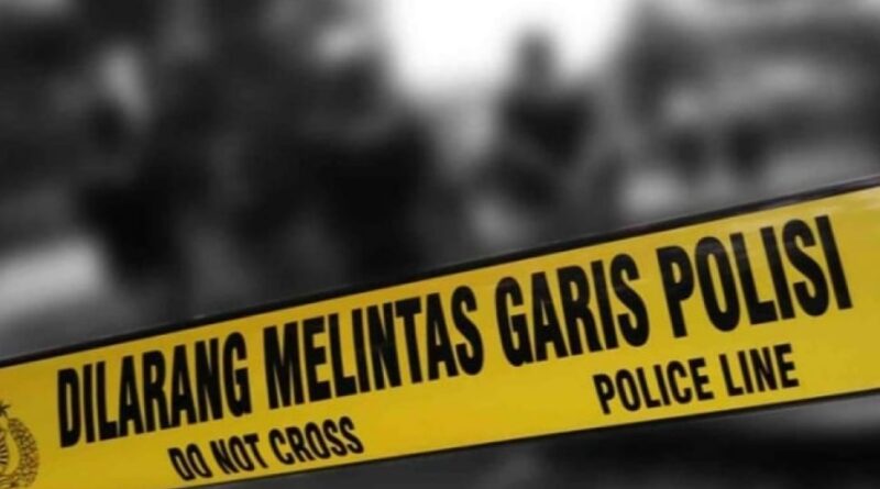 Ilustrasi garis polisi di lokasi kejadian perkara