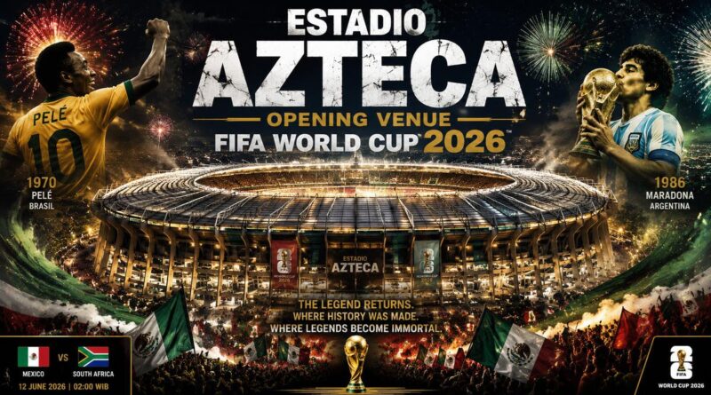 Stadion Azteca venue pembuka Piala Dunia 2026