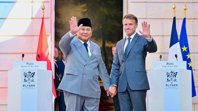 Pidato Macron di Depan Prabowo Jet Tempur Rafale hingga Sapi Perah