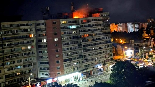 Drone Rusia menghantam gedung apartemen di Rumania negara anggota NATO
