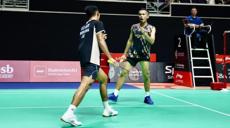 Fajar Alfian Muhammad Shohibul Fikri di Singapore Open 2026