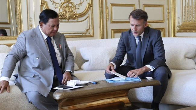 Macron Prabowo Prancis Impor Daging Sapi dan Susu